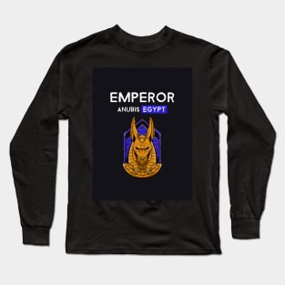 Emperor Anubis Egypt Long Sleeve T-Shirt